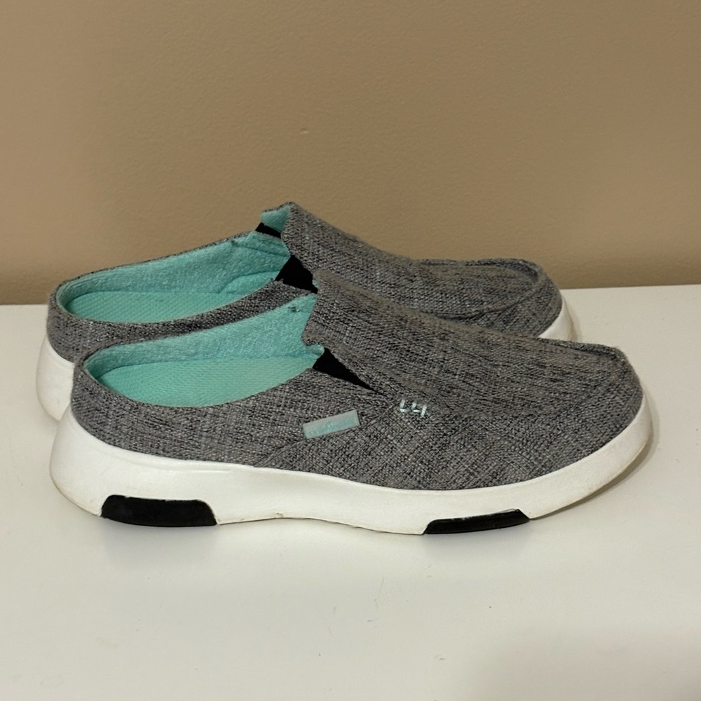 Ortho Comfort Grey Slip-On Shoes, Size 9, lightly worn‎